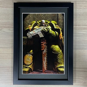 Salamander Gerahmt Kunst Flammenwerfer Raum Marine Astartes Warhammer 40,000 40K - Bild 1 von 2