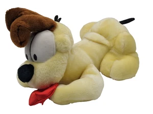 Garfield Odie The  Dog Laying Plush Toy 8" x 12"-Play By Play-Free Shipping-Used - Picture 1 of 14