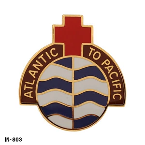 US Army DUI Pin ~ MEDDAC Panama "Atlantic To Pacific" ~ NS Meyer USA ~ NEW - Picture 1 of 1