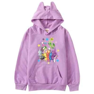 Pikmin 4 Girls Spring and Autumn Long Sleeved Sweatershirt Hooded T Shirt Tees - Picture 1 of 36