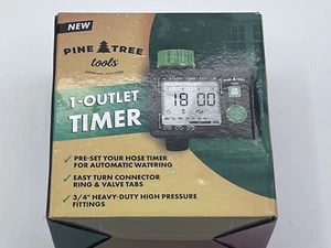 Programmable Water Timer for Garden Hose Pine Tree Tools Hose Timer - Picture 1 of 7