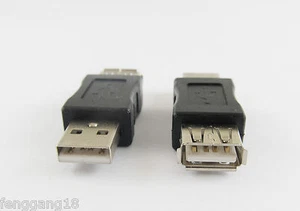 5x USB 2.0 A Male Plug To USB Female Adapter Converter Connector Gender Changer - Picture 1 of 10