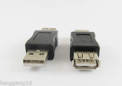 5x USB 2.0 A Male Plug To USB Female Adapter Converter Connector Gender Changer - Image 1 of 4