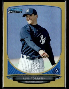 2013 Bowman Chrome Prospects Gold Luis Torrens Auto 47/50 New York Yankees - Bild 1 von 2
