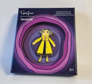 Pin Loungefly Coraline LE 1000 Moving 3" Esmalte Pin En Caja Coleccionista Nuevo - Imagen 1 de 3