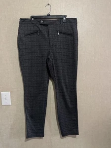 Simply Vera Vera Wang Skinny Pants Sz XXL Grey Plaid - Picture 1 of 6