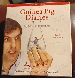 The Guinea Pig Diaries by A. J. Jacobs (2009) Unabridged Audio CD's VG BX 24 - Picture 1 of 2