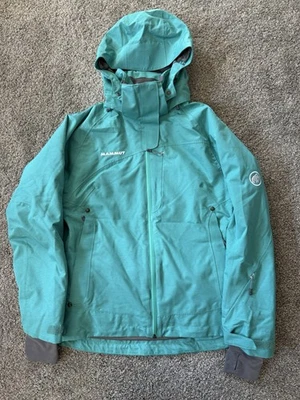 Женская лыжная куртка Mammut Ajungilak OTI Element S Dry Tech с капюшоном на молнии вентиляционные отверстия - Изображение 1 из 4