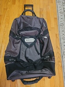 HUMMER Samsonite 30" x 18 × 14 Rolling Wheeled Duffle Bag Backpack Brown Black - Picture 1 of 9