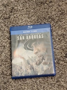 San Andreas Blu-ray + DVD (Dwayne Johnson) Disaster Movie - Picture 1 of 3