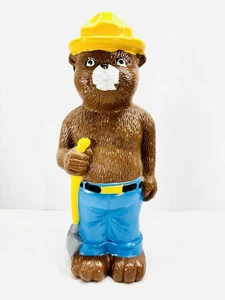 Smokey The Bear Prevent Forest Fires 12” Coin Bank Made In Hong Kong Rare Find! - Picture 1 of 7