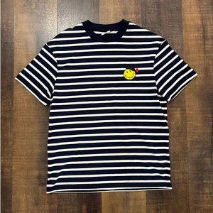 T-shirt Galeries Lafayette Smiley a righe bianco navy taglia M - Foto 1 di 6