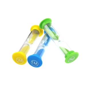 4pz Timer Sabbia per Ragazzo Ragazza Clessidra Colorata Giocattoli per Imparare - Foto 1 di 11