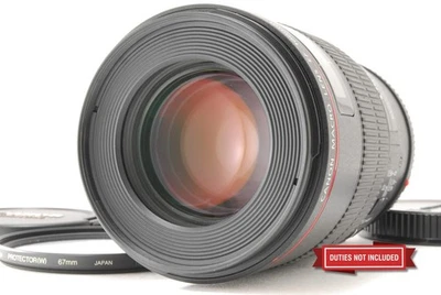 [Almost Unused] Canon EF 100mm f/2.8 L Macro IS USM AF Close Up Lens From  JAPAN - Image 1 of 4