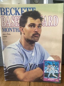 Beckett Baseball Card Monthly Jan/Feb 1988 Issue #35 Don Mattingly Will Clark - Picture 1 of 2