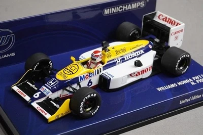 1:43 MINICHAMPS 400870006 Williams Honda FW11B 1987 #6 N. Piquet model car - Image 1 of 4
