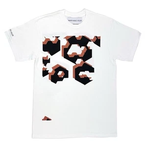 White Leopard Print T-shirt Men’s Size Small By FRASER BRUCE MILLER - Picture 1 of 3