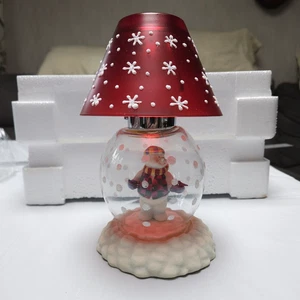 Vintage Gorham 1831 Schneemann Kugel Kerzenlampe Teelicht Weihnachten WINTER FOLLIES - Bild 1 von 14