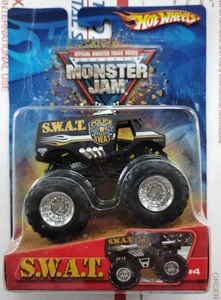 Hot Wheels Monster Jam (2006) S.W.A.T. Camión de juguete de policía #4 Mattel nuevo en caja - Imagen 1 de 6