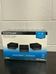 Netgear Nighthawk Dual-band AX1500 3-Pack (MK6W) MR60 Mesh Wifi Router. NIB - Picture 1 of 4