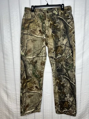 Cabelas Jeans Mens Size 34x31 Hunting RealTree Camo Outdoor Skater Y2K Pants 259 - Image 1 of 4