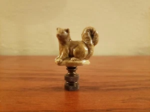 Pine Marten Lamp Finial Shade Topper England Vintage Unique Country Farmhouse - Picture 1 of 8