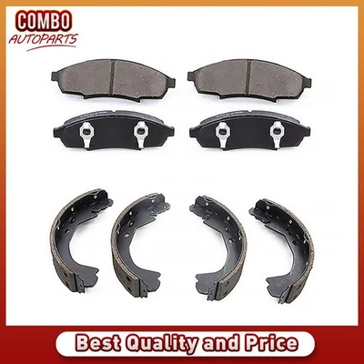 Pastillas de freno delanteras y traseras de cerámica y zapatas de batería para Chevrolet Lumina 2000 2001 Foto 1 de 4