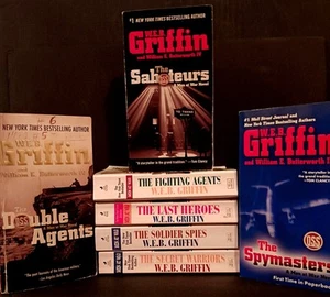 W.E.B Griffin's Men At War Complete Series Set In Paperback ACCEPTABLE - Bild 1 von 5