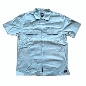 Brand New Mens Vans Malone Ripstop Woven Button Up Citadel Size Medium - Picture 1 of 2