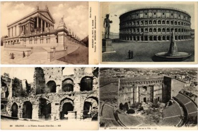 ROMAN ARCHITECTURE THEATRES, 150 Vintage Postcards Mostly Pre-1940 (L7149) - Image 1 of 4