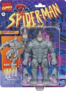 Figura de acción Spider-Man retro de Marvel Legends Rhino de 6 pulgadas - Imagen 1 de 4