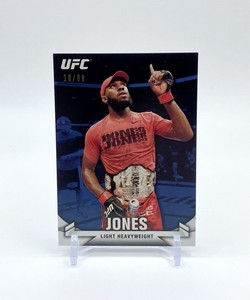 Jon Jones 2013 Topps UFC Knockout Blue Parallel 18/88 Card #25 Bones SSP Rare