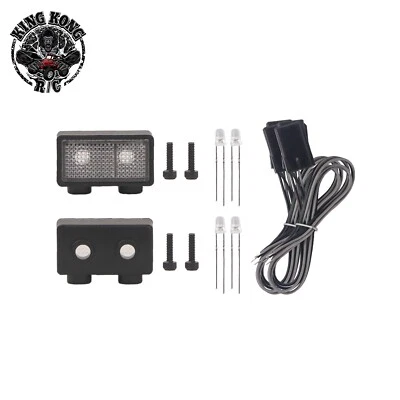 Two Holes Taillight Rear Lights for 1/10 1/12 1/14 KingkongRC Crawler Dump Truck - Image 1 of 4