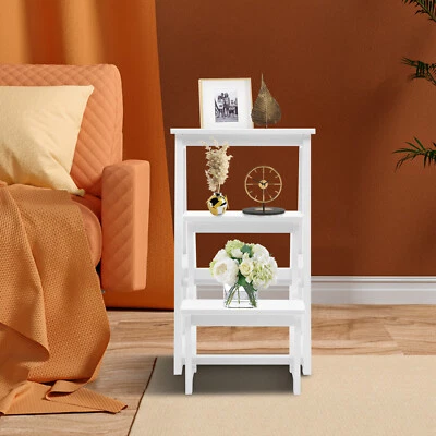 Folding Library Ladder Chair, Lightweight Portable Multifunctional Step Stool - Image 1 of 4