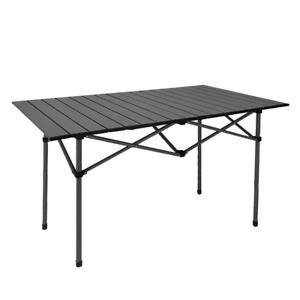 Roll Up Camping Table Aluminium Foldable Portable Picnic Outdoor BBQ Tool Desk