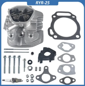 Montierter Zylinderkopf Wippen Ventile Federn Satz für Honda GX340 GX390 11/13PS - Bild 1 von 6