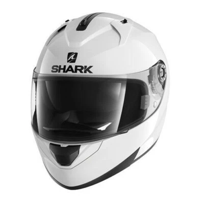 Integral Helm Motorrad Shark Ridil 1.2 Leer Weiß Größe M - Bild 1 von 3