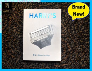 Harry's Men's 5-Blade Razor Blade Refills, 8 Count New. Brand New, Fast Shipping - Picture 1 of 3