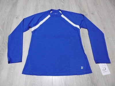 SOFIBELLA Women's XL Golf-Tennis Tee Shirt Blue LS Crew Neck Pullover - Image 1 of 4