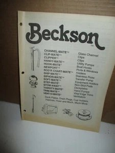 Catalog: Beckson 1996 Catalog ( Paperback, Illustrated - Picture 1 of 2