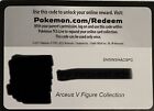 Pokémon Arceus V Figure Collection Code Card