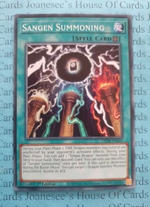 LEDE-EN059 Sangen Beschwörung Yu-Gi-Oh Karte 1. Auflage Neu - Bild 1 von 3