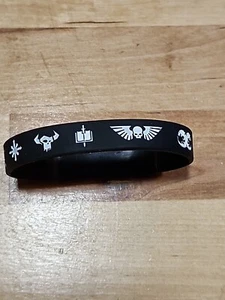 Warhammer 40k Games Workshop Multiple Armies Wristband Black WH40K Citadel NOB ¿ - Picture 1 of 3