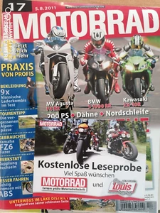 Motorrad Ausgabe 17 vom 05.08.2011 - Bild 1 von 1