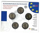 Set monete da collezione 2 euro 2020, 50 anni di inginocchiamento di Varsavia, lucido timbro