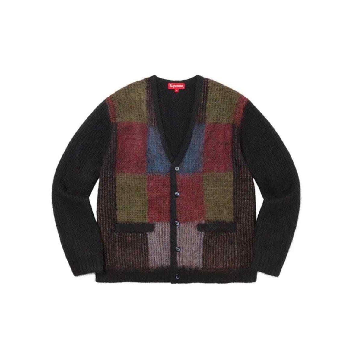 モーガン蔵人着用Supreme patchwork cardigan XL Supreme Patchwork Cable Knit Cardigan Ivory Men's - FW23 - US