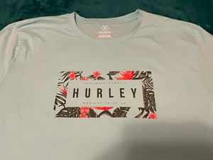 HURLEY Surf Tshirt Adult Large Tropical Flowers New Unworn - Picture 1 of 6