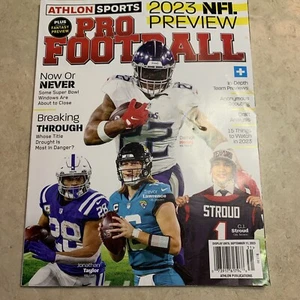 ATHLON SPORTS PRO FOOTBALL 2023 PREVIEW MAGAZINE NEW DERRICK HENRY Taylor Stroud - Picture 1 of 4