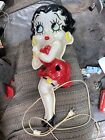 Vintage Betty Boop Wall Hanging Light Lamp Blow Mold Sculpture Plastic 24” × 10"