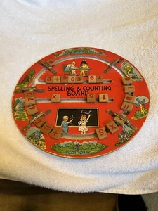 Antique 1940's educational spelling and counting board.(made in USA) - Picture 1 of 6